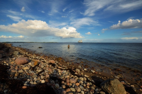 A setup for coastal fishing A setup for coastal fishing