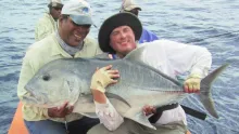 Video thumb for Christmas Island (Kiritimati) Giant Trevally Fly Fishing