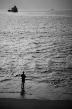 User submitted picture: A Man fishing for chilean...