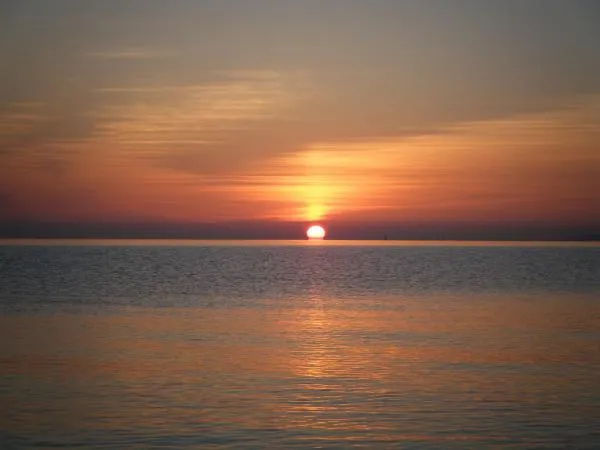 User submitted picture: Sunrise over Luebeck Bay